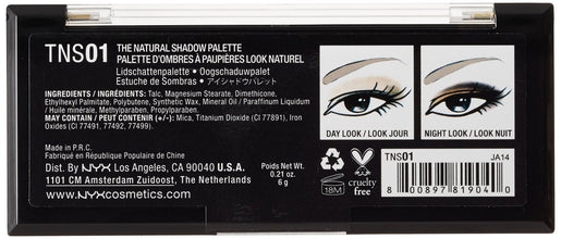 NYX Professional Makeup The Natural Shadow Palette, 0.21 Ounce - A1 Great Deals - NYX Cosmetics - 885951459158