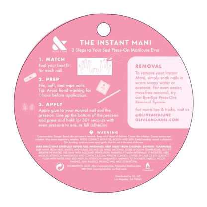 Olive & June Instant Mani Halloween Press - on Nails, Velvet Ink - A1 Great Deals - Olive & June - 810116247868