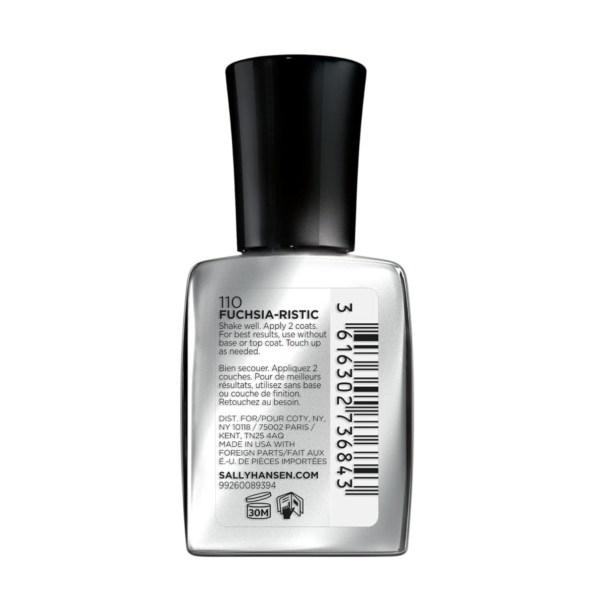 Sally Hansen Color Foil Nail Polish, 110 Fuchsia - ristic - A1 Great Deals - Sally Hansen - 3616302736843