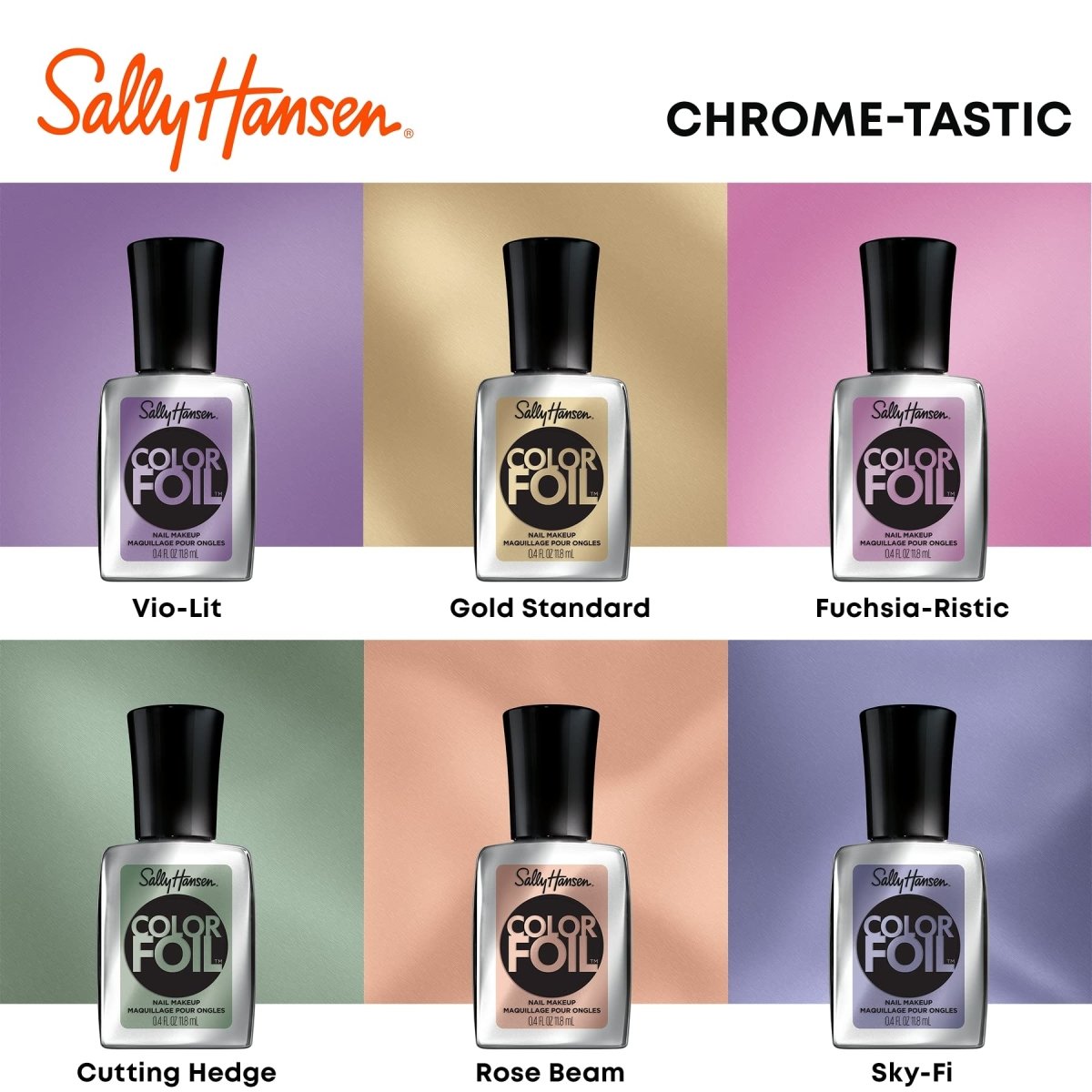 Sally Hansen Color Foil Nail Polish, 150 Cutting Hedge - A1 Great Deals - Sally Hansen - 3616302736867