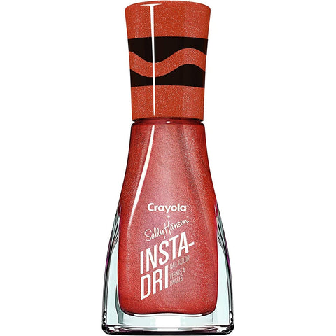 Sally Hansen Insta - Dri Nail Polish x Crayola Metallic Collection, 605 Alloy Orange, 0.31 fl oz - A1 Great Deals - Sally Hansen - 074170459050