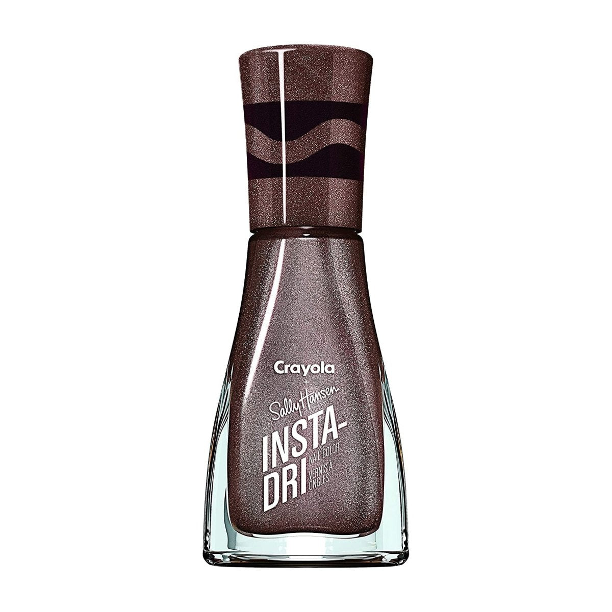 Sally Hansen Insta - Dri Nail Polish x Crayola Metallic Collection, 612 Blast Off Bronze, 0.31 fl oz - A1 Great Deals - Sally Hansen - 074170459128