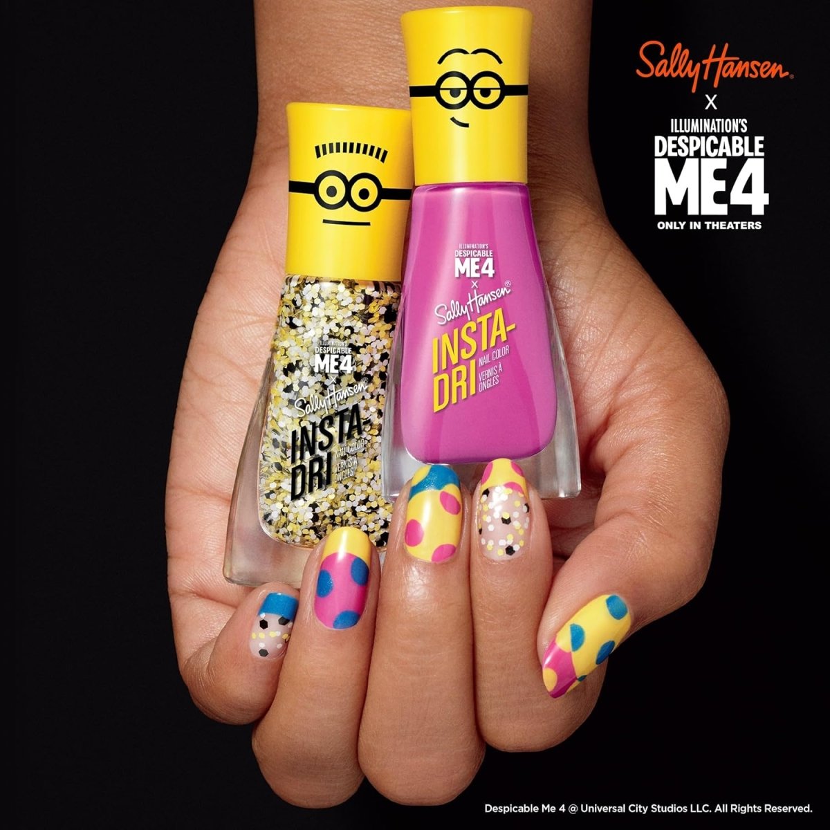 Sally Hansen Insta - Dri x Despicable Me 4 Collection Nail Polish, 775 Going Mega - A1 Great Deals - Sally Hansen - 3616305517418