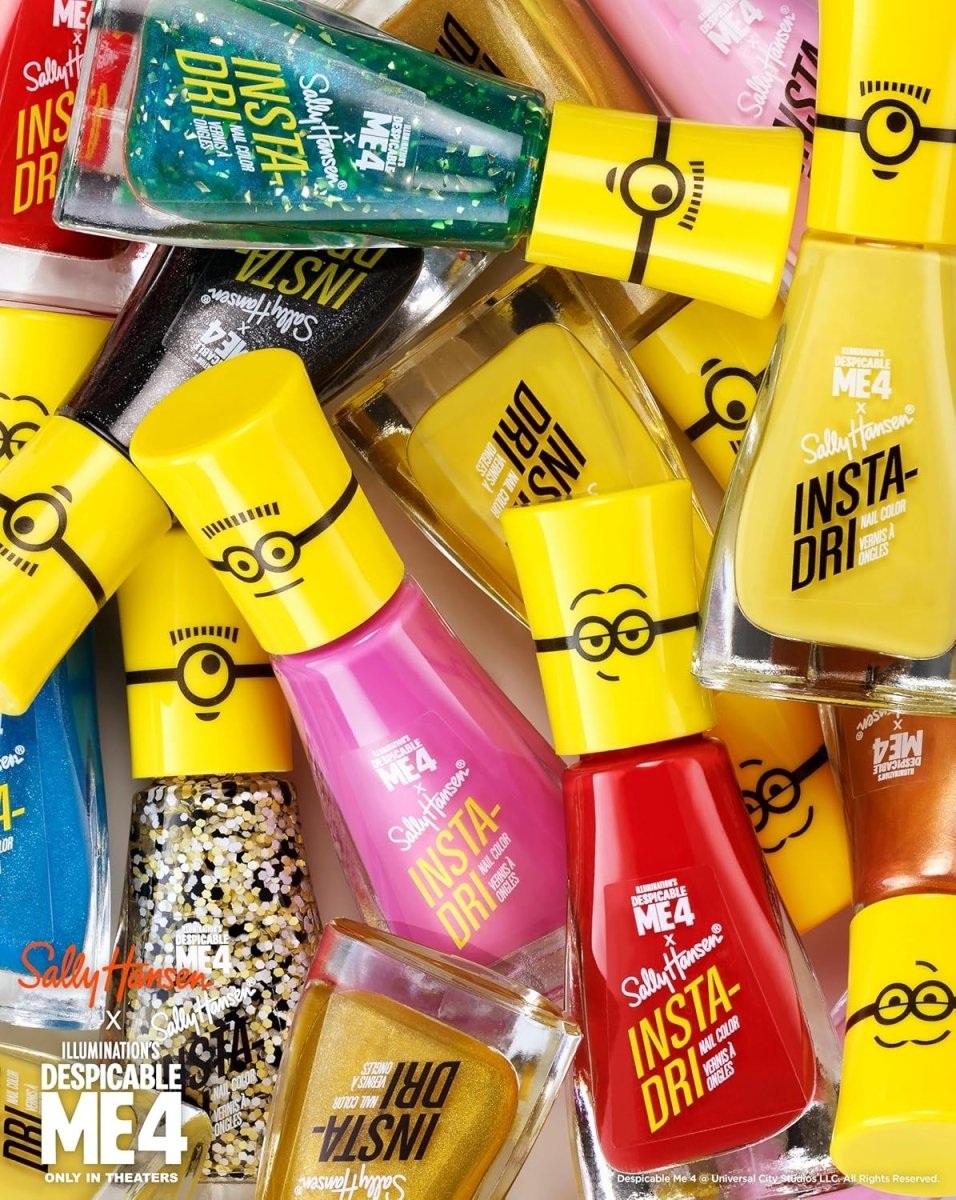 Sally Hansen Insta - Dri x Despicable Me 4 Collection Nail Polish Duo, Gogglicious & Deeply Despicable - A1 Great Deals - Sally Hansen - 3616305728784
