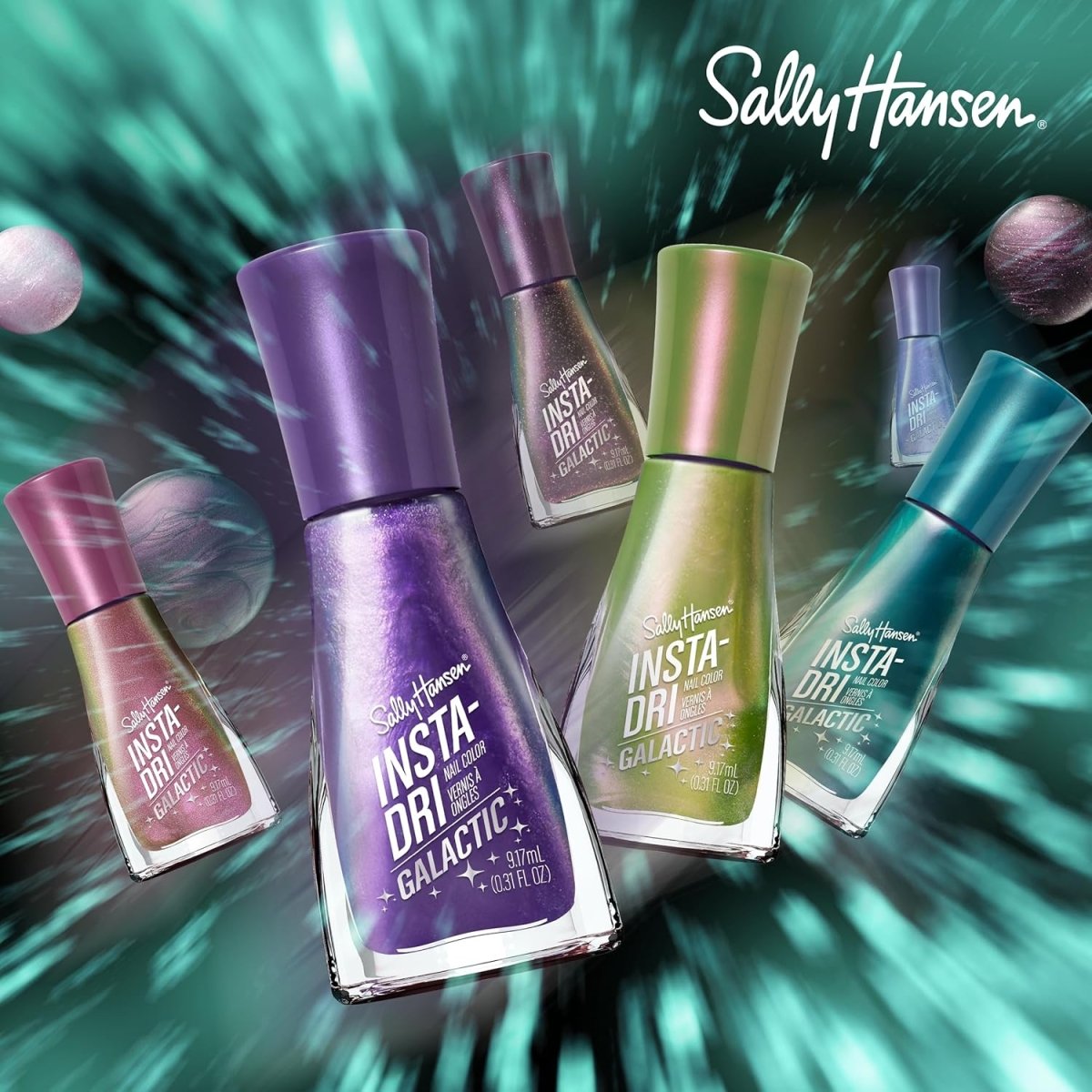 Sally Hansen Insta - Dri x Galactic Collection Nail Polish, 111 Inter - Stellar - A1 Great Deals - Sally Hansen - 3616305704566
