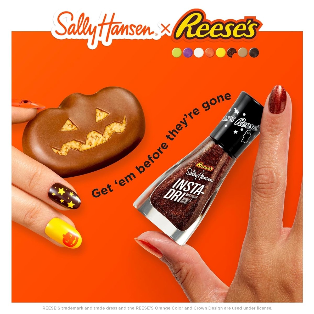 Sally Hansen Insta - Dri x Reese's Collection Nail Polish, 737 REESE'S Candy - A1 Great Deals - Sally Hansen - 3616305497192