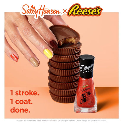 Sally Hansen Insta - Dri x Reese's Collection Nail Polish, 738 REESE'S Rep - A1 Great Deals - Sally Hansen - 3616305497130