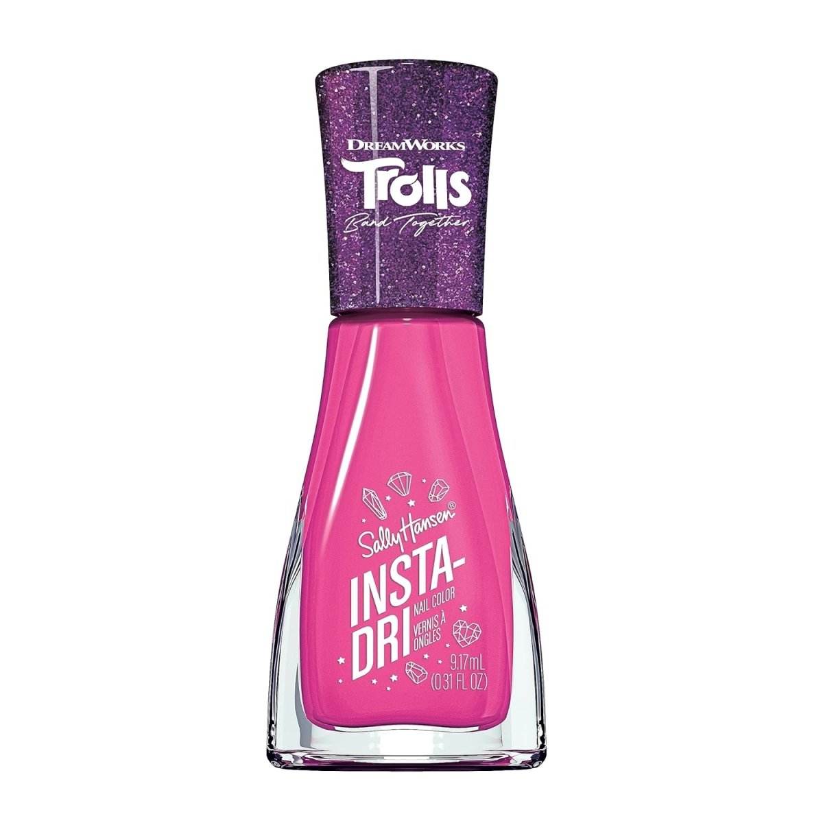 Sally Hansen Insta - Dri x Trolls Collection Nail Polish, 134 Popalicious - A1 Great Deals - Sally Hansen - 3616305157348