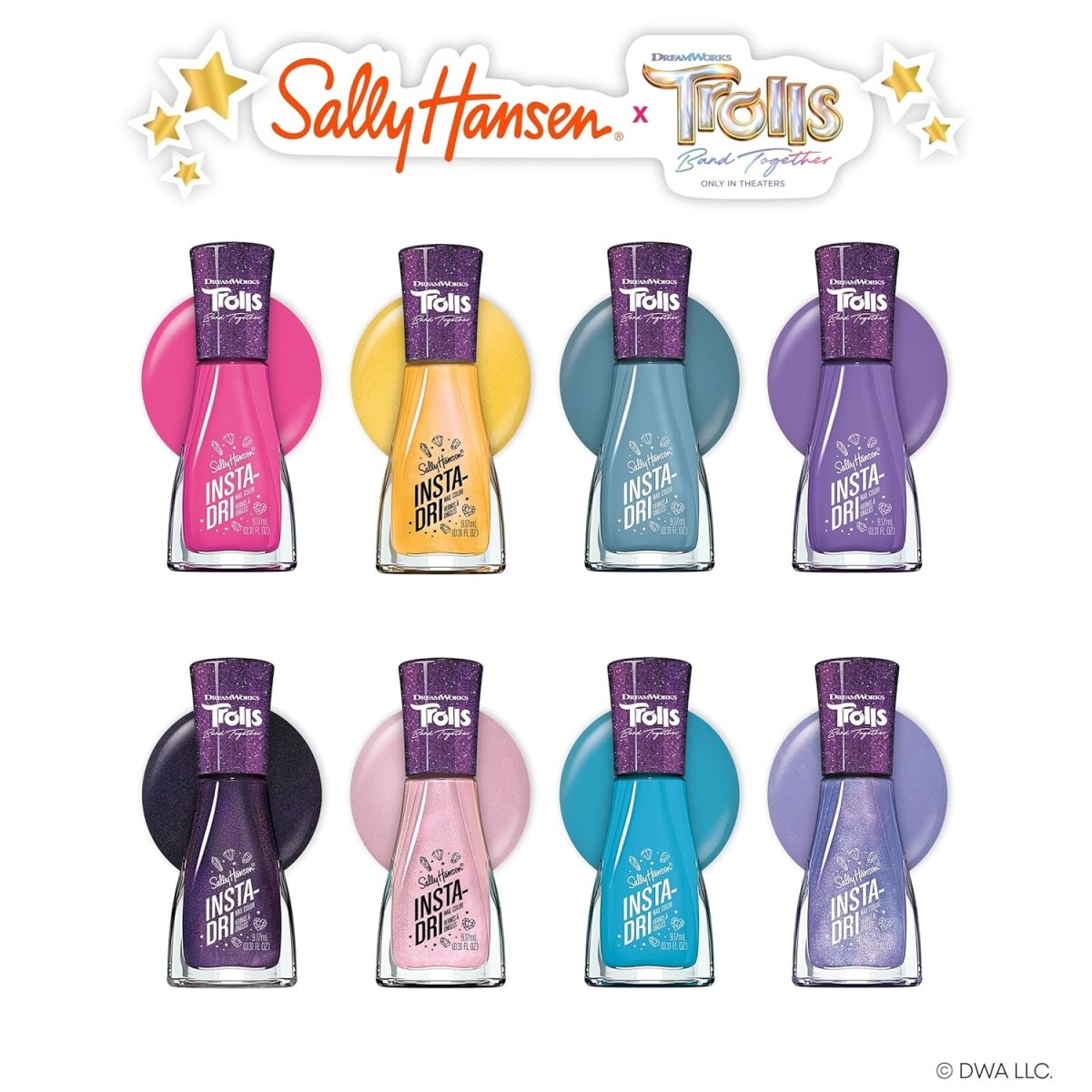Sally Hansen Insta - Dri x Trolls Collection Nail Polish, 141 Mount Rageous - A1 Great Deals - Sally Hansen - 3616305157331
