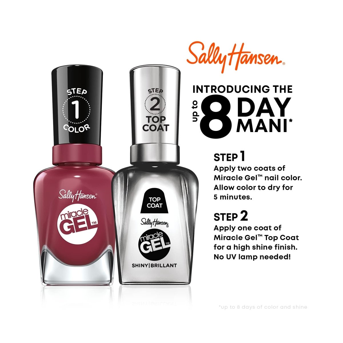 Sally Hansen Miracle Gel x Disney Cruella Collection Nail Polish, 862 Luck & Glory, 0.50 fl oz - A1 Great Deals - Sally Hansen - 3616302385201