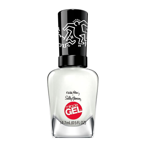 Sally Hansen Miracle Gel x Keith Haring Collection Nail Polish, 918 Blanc Canvas - A1 Great Deals - Sally Hansen - 3616304745904