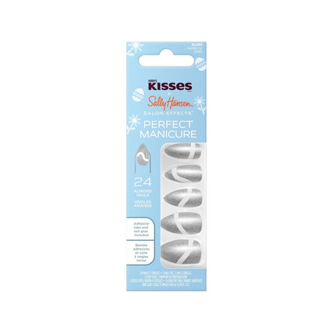 Sally Hansen Salon Effects Perfect Manicure Press on Nails Kit, AL202 Handing Out Kisses - A1 Great Deals - Sally Hansen - 3616305344663