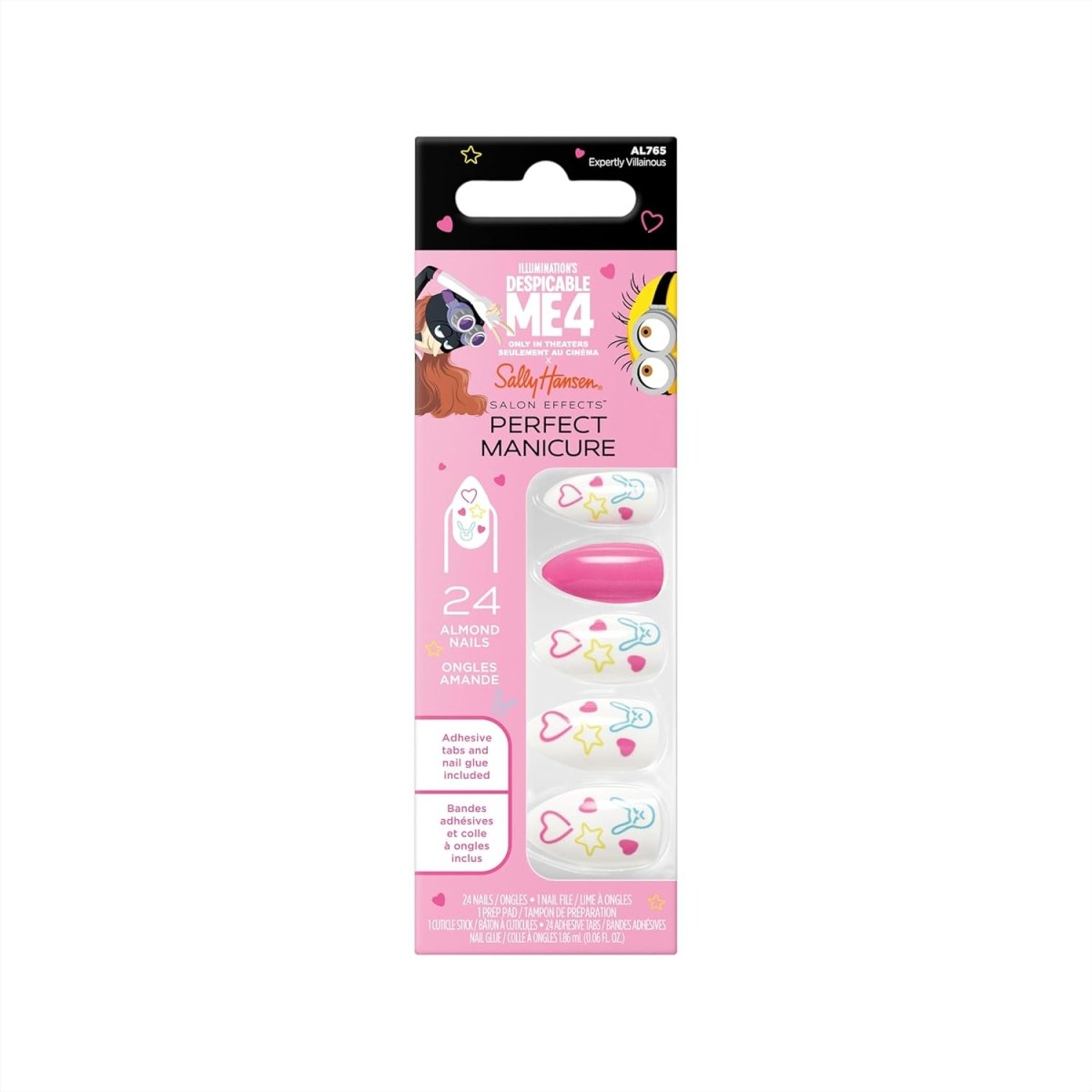 Sally Hansen Salon Effects Perfect Manicure Press on Nails Kit, AL765 Expertly Villainous - A1 Great Deals - Sally Hansen - 3616305517432