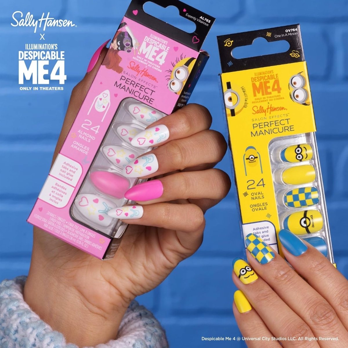 Sally Hansen Salon Effects Perfect Manicure Press on Nails Kit, AL765 Expertly Villainous - A1 Great Deals - Sally Hansen - 3616305517432