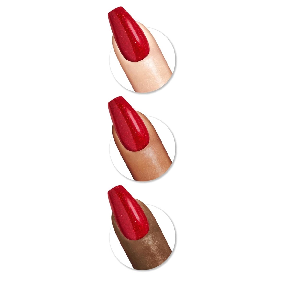 Sally Hansen Salon Effects Perfect Manicure Press on Nails Kit, AL913 You Sleigh Me - A1 Great Deals - Sally Hansen - 3616305512772