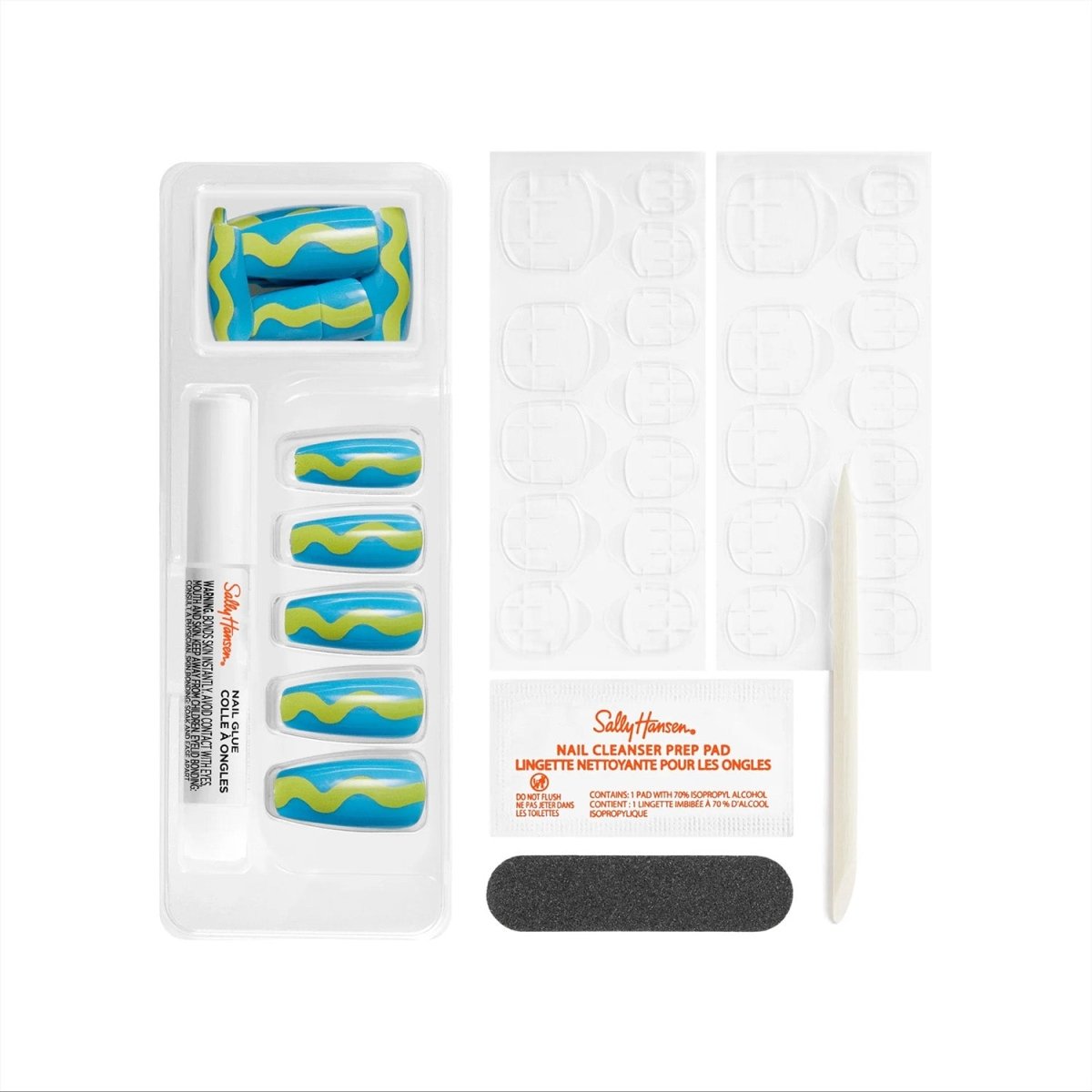 Sally Hansen Salon Effects Perfect Manicure Press on Nails Kit, C074 Put A Ring On It - A1 Great Deals - Sally Hansen - 3616305497987