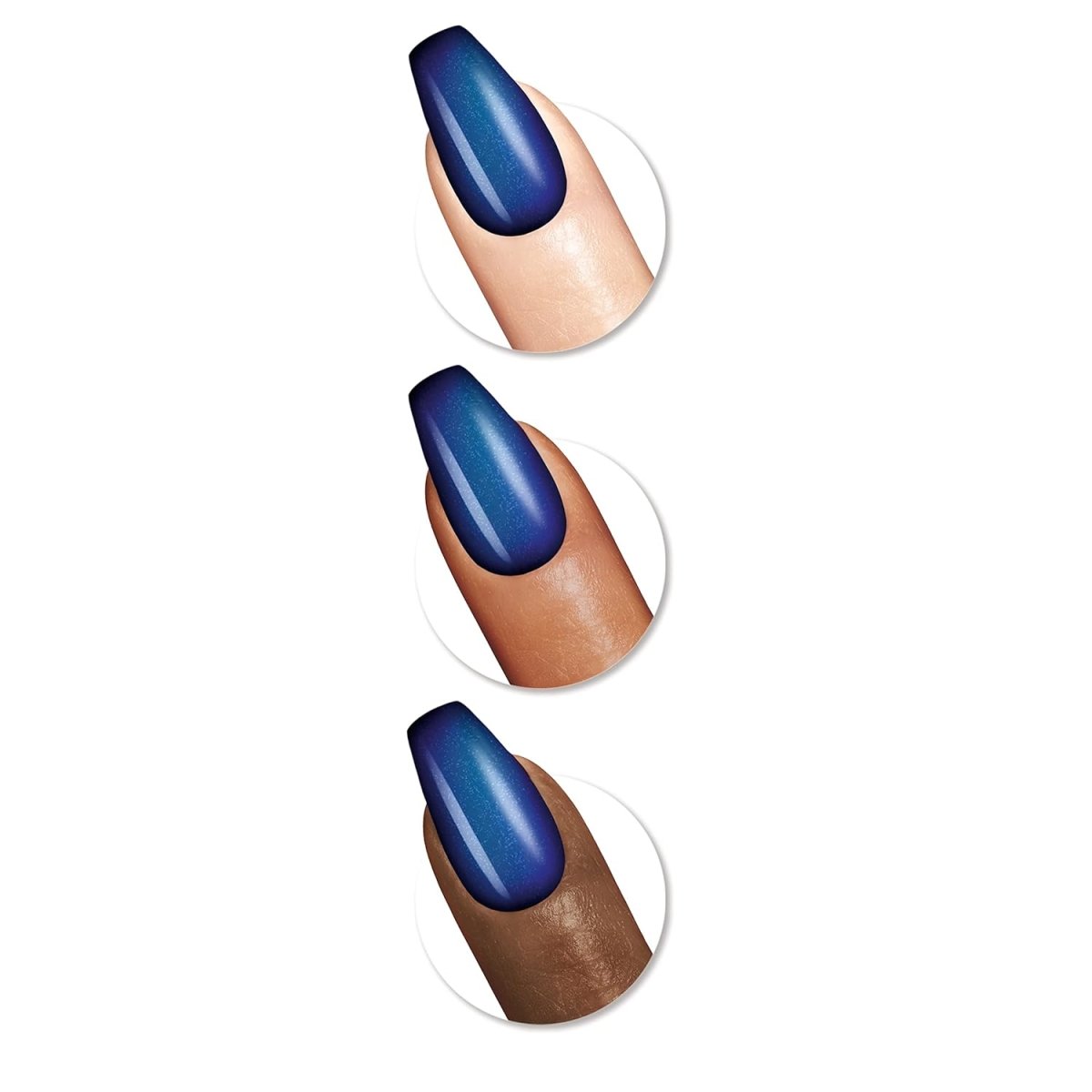 Sally Hansen Salon Effects Perfect Manicure Press on Nails Kit, CO301 Hyp - Nautical - A1 Great Deals - Sally Hansen - 3616304012273