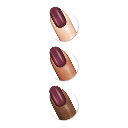 Sally Hansen Salon Effects Perfect Manicure Press on Nails Kit, OV121 Beet Pray Love - A1 Great Deals - Sally Hansen - 3616304012143