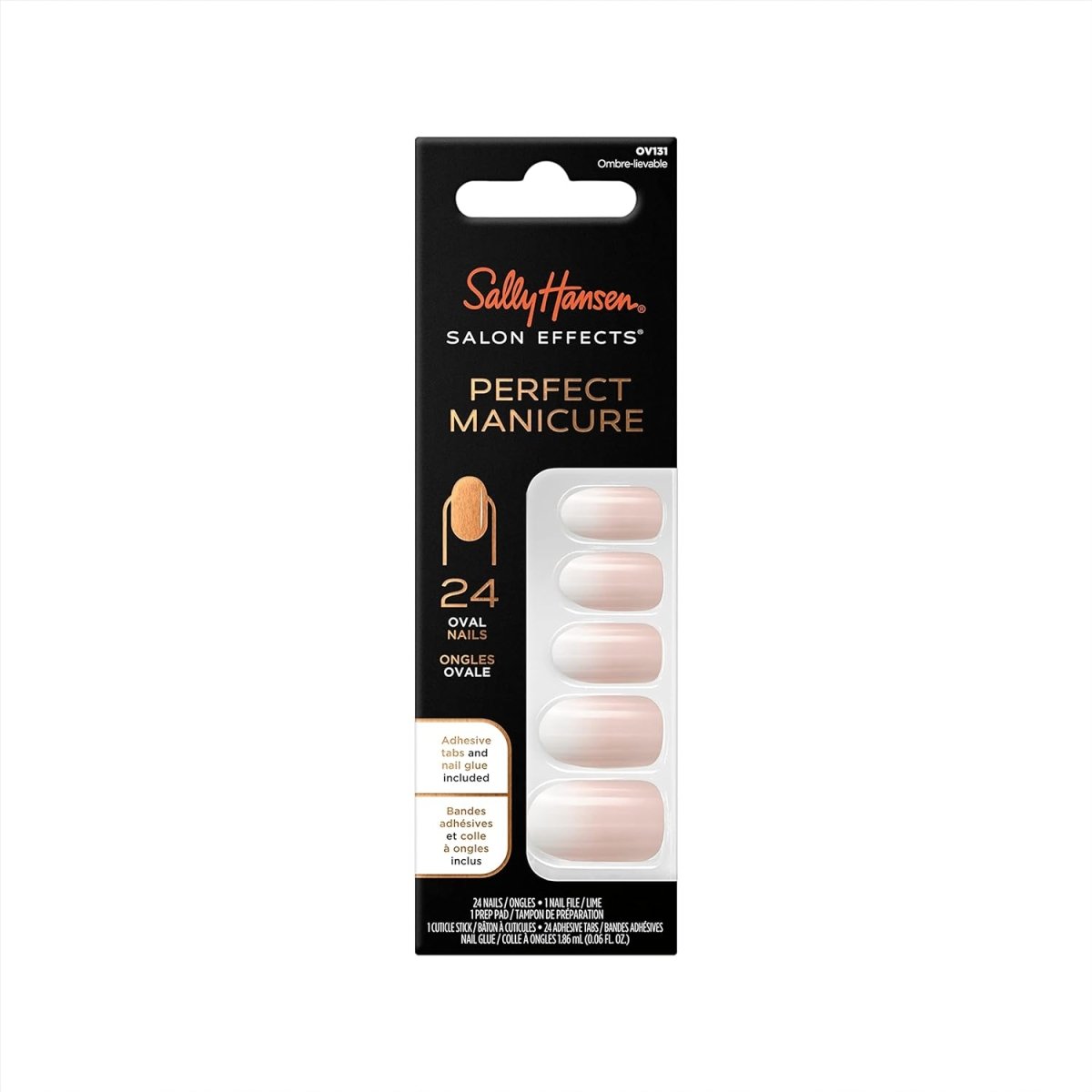 Sally Hansen Salon Effects Perfect Manicure Press on Nails Kit, OV131 Ombre - Lievable - A1 Great Deals - Sally Hansen - 3616304012303