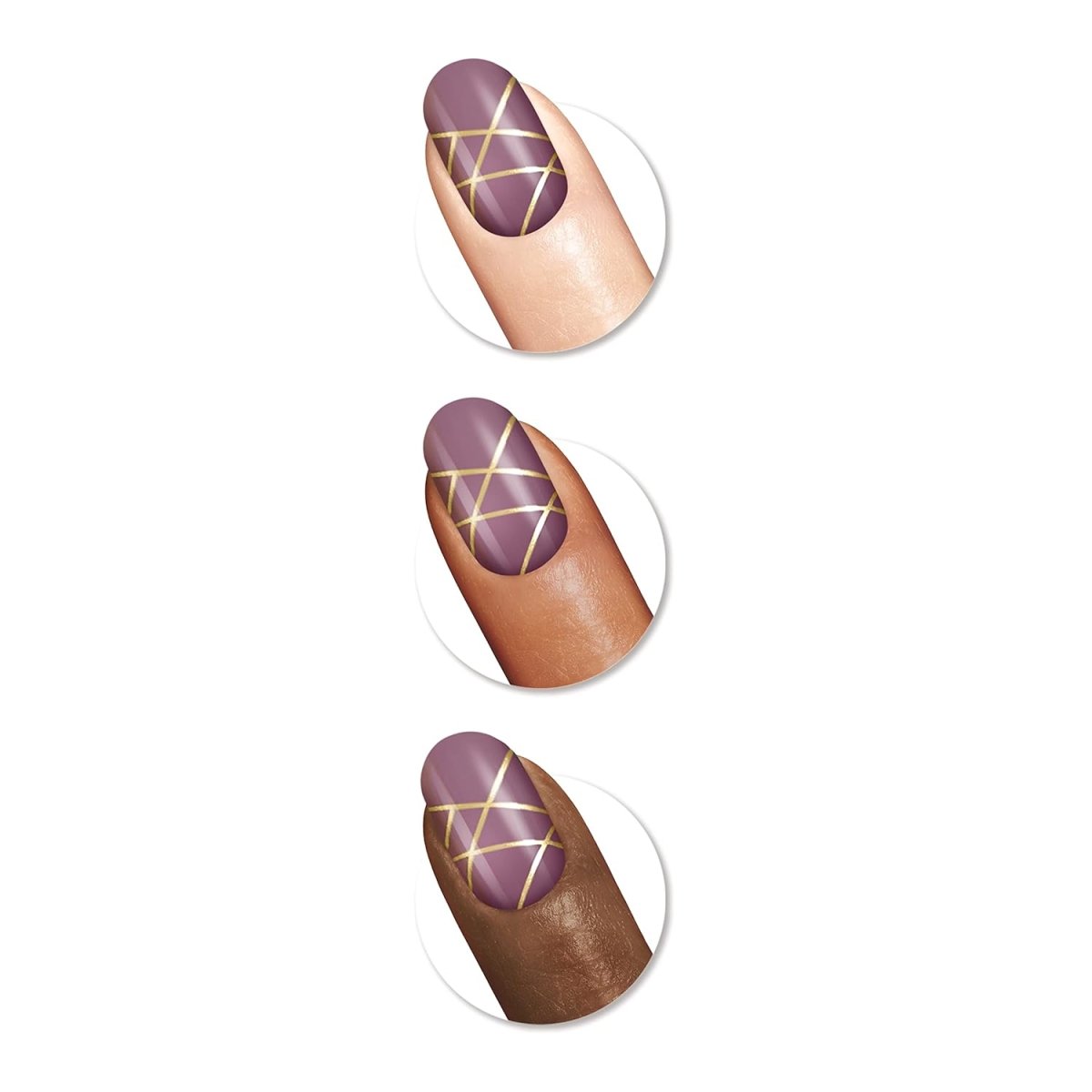 Sally Hansen Salon Effects Perfect Manicure Press on Nails Kit, OV151 Outside The Line - A1 Great Deals - Sally Hansen - 3616304012150