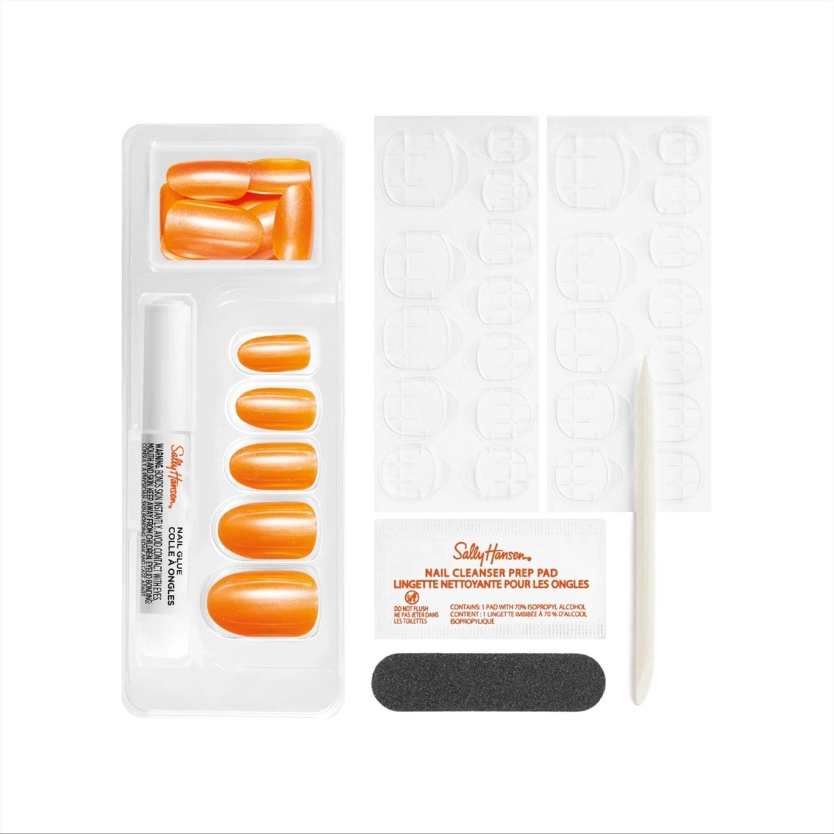 Sally Hansen Salon Effects Perfect Manicure Press on Nails Kit, OV739 Do Me A Flavor - A1 Great Deals - Sally Hansen - 3616305497994