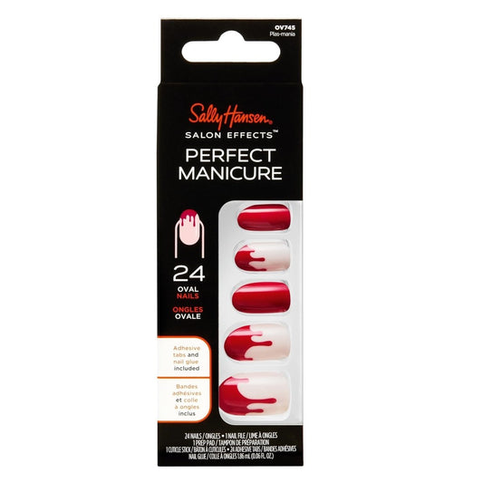 Sally Hansen Salon Effects Perfect Manicure Press on Nails Kit, OV745 Plas - Mania - A1 Great Deals - Sally Hansen - 3616305511461
