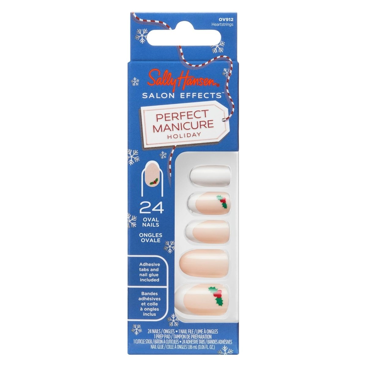 Sally Hansen Salon Effects Perfect Manicure Press on Nails Kit, OV912 Heartstrings - A1 Great Deals - Sally Hansen - 3616305512765