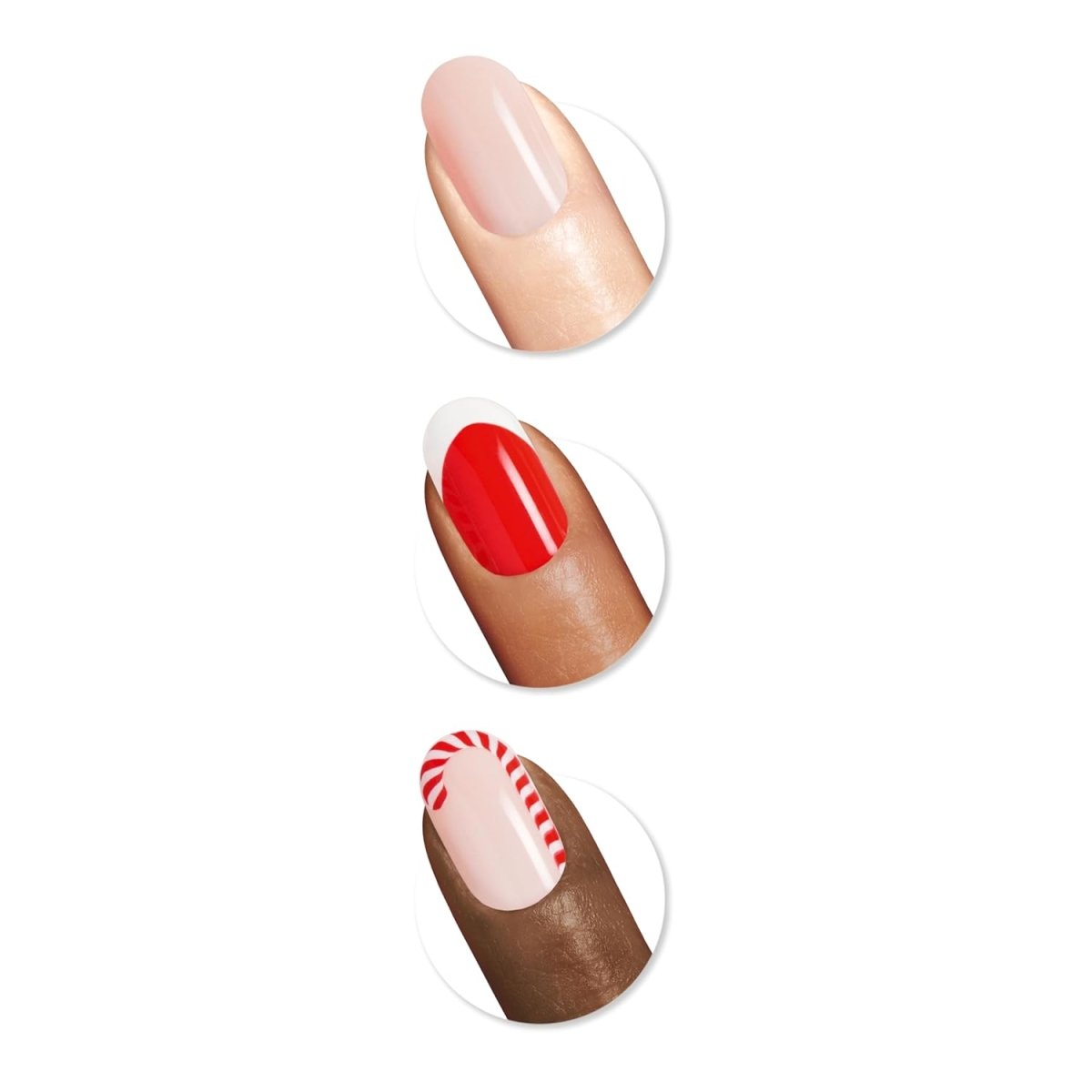 Sally Hansen Salon Effects Perfect Manicure Press on Nails Kit, OV914 Santa Sweetie - A1 Great Deals - Sally Hansen - 3616305512789