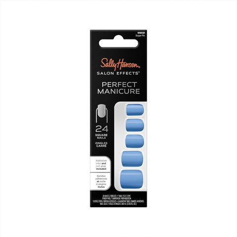 Sally Hansen Salon Effects Perfect Manicure Press on Nails Kit, SQ021 Sugar Fix - A1 Great Deals - Sally Hansen - 3616304012174