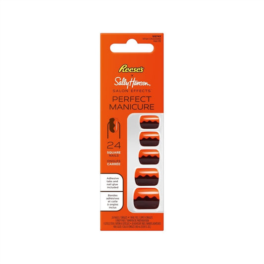 Sally Hansen Salon Effects Perfect Manicure Press on Nails Kit, SQ743 When Chocolate Met PB - A1 Great Deals - Sally Hansen - 3616305508706