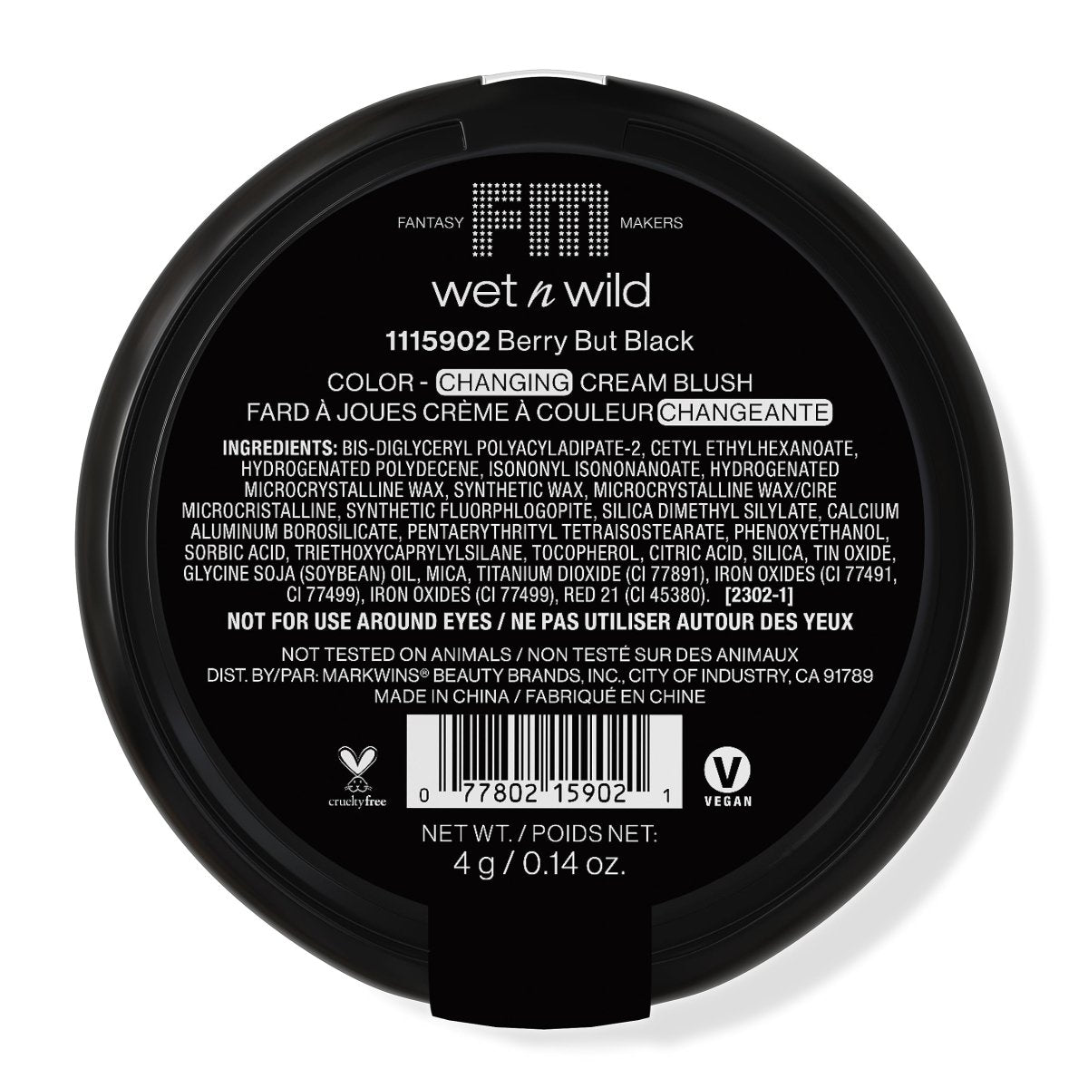 Wet n Wild Fantasy Makers Color Changing Blush, Berry But Black - A1 Great Deals - Wet n Wild - 077802159021
