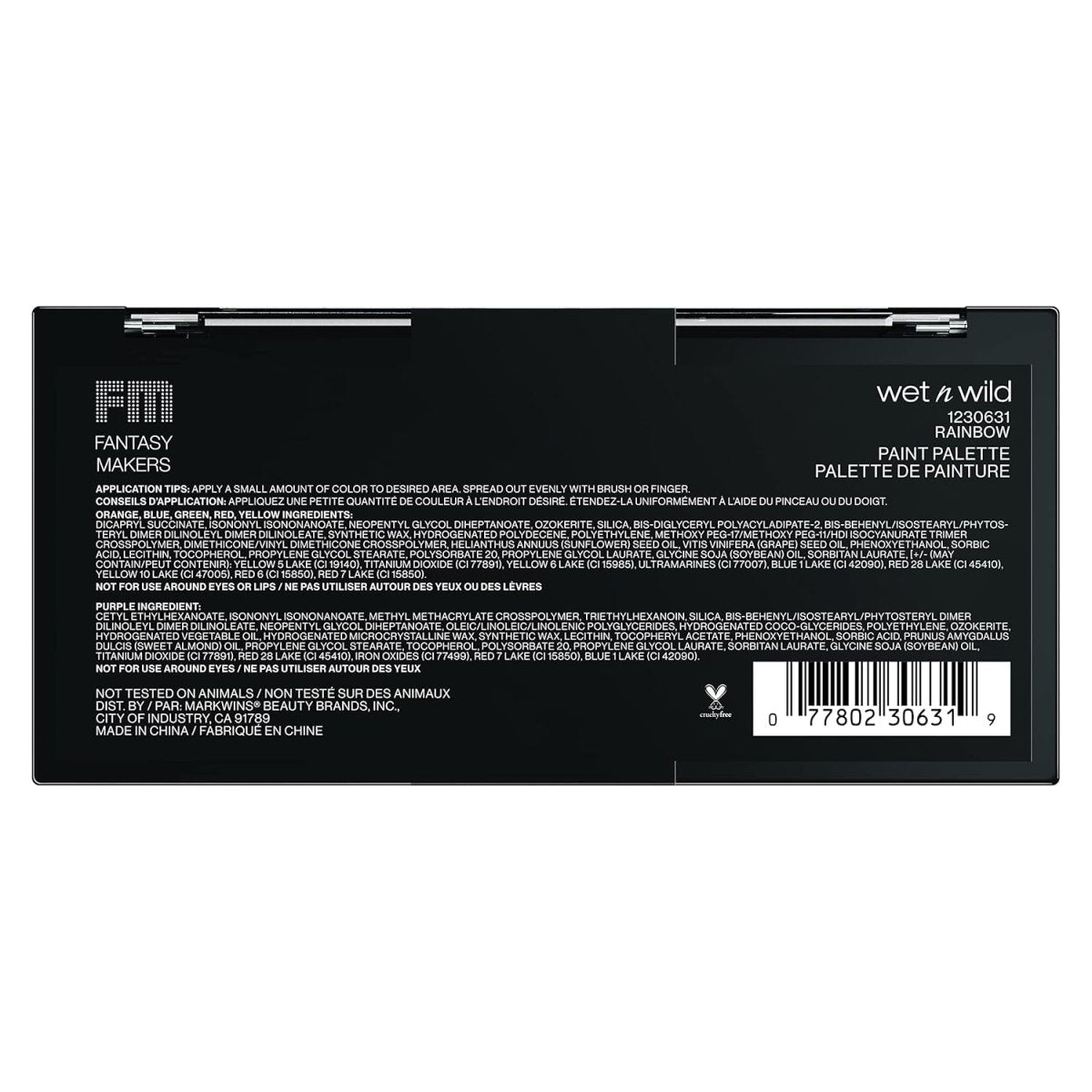 Wet n Wild Fantasy Makers Paint Palette, Rainbow - A1 Great Deals - Wet n Wild - 077802308641