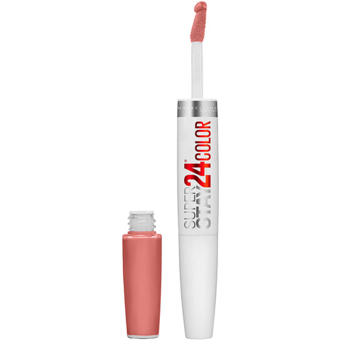 Maybelline SuperStay 24, 2-Step Liquid Lipstick, 235 Loaded Latte