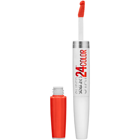 Maybelline SuperStay 24 2-Step Liquid Lipstick 210 Non-Stop Orange