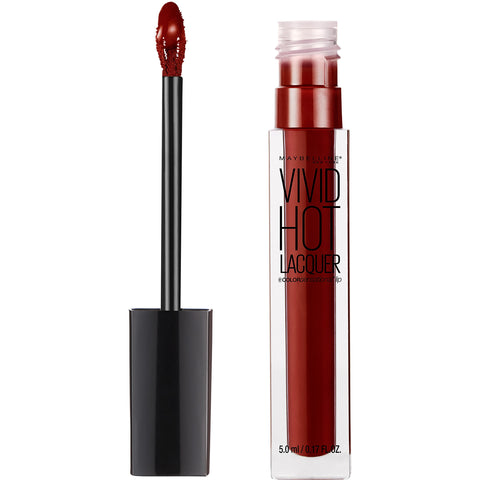 Maybelline Color Sensational Vivid Hot Lacquer Lip Gloss, 72 Classic