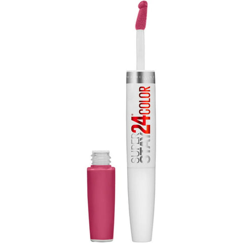 Maybelline SuperStay 24 2-Step Liquid Lipstick Makeup, 250 Stay Scarlet