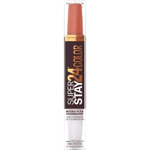 Maybelline SuperStay 24, 2-Step Liquid Lipstick, Coffee Edition, 330 Hushed Hazelnut