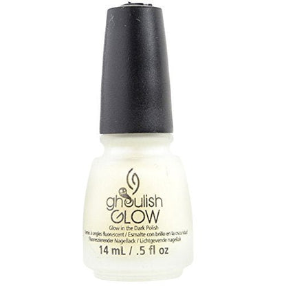 China Glaze Glow In The Dark Top Coat, 1283 Ghoulish Glow, 0.5 Fluid Ounce - A1 Great Deals - China Glaze - 019965815116