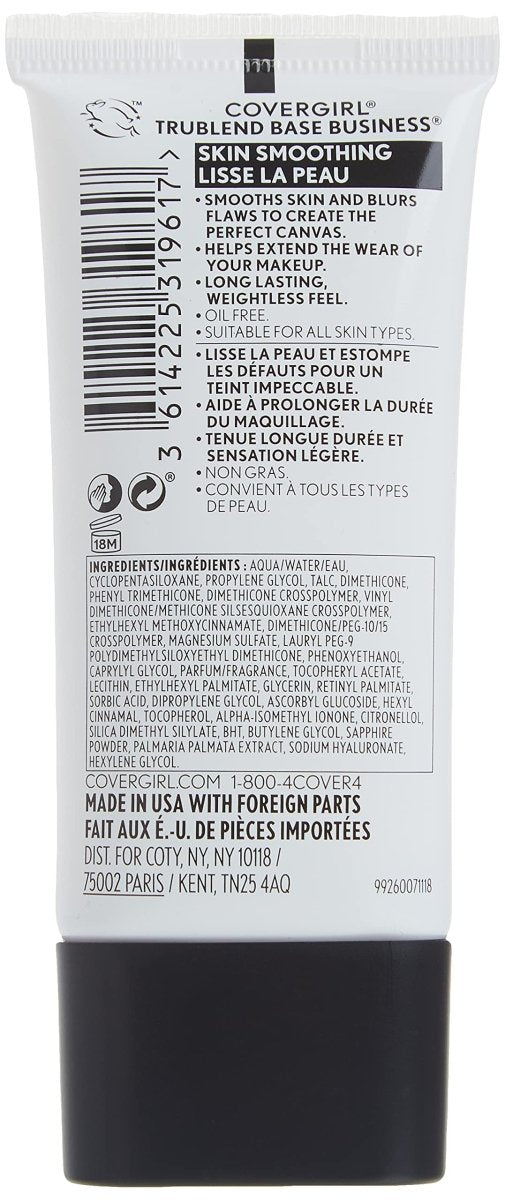COVERGIRL TruBLEND Base Business Face Primer, 100 Skin Smoothing - A1 Great Deals - COVERGIRL - 3614225319617