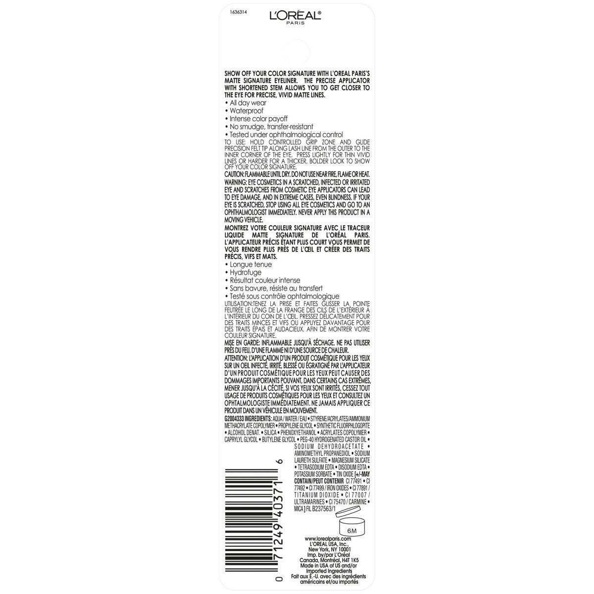 L'Oreal Matte Signature Liquid Dip Eyeliner 710 Blue - A1 Great Deals - L'Oreal Paris - 071249403716
