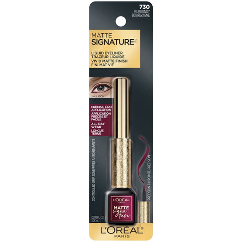 L'Oreal Matte Signature Liquid Dip Eyeliner 730 Burgundy - A1 Great Deals - L'Oreal Paris - 071249403730