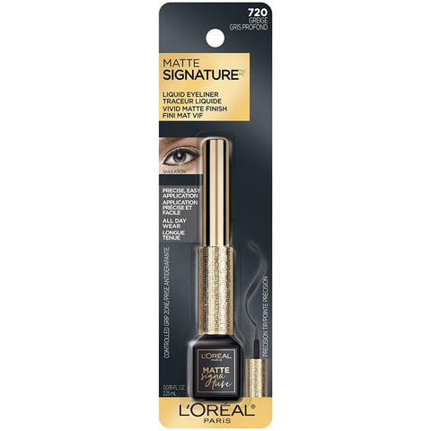 L'Oreal Paris Makeup Matte Signature Liquid Dip Eyeliner 720 Greige - A1 Great Deals - L'Oreal Paris - 071249403723