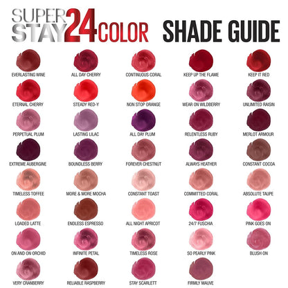 Maybelline SuperStay 24 2 - Step Liquid Lipstick 210 Non - Stop Orange - A1 Great Deals - Maybelline New York - 041554494952