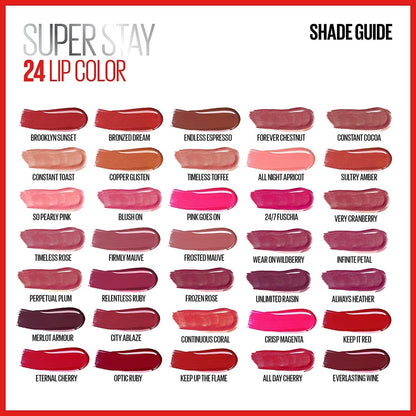 Maybelline SuperStay 24 2 - Step Liquid Lipstick 325 Chai Once More - A1 Great Deals - Maybelline New York - 041554586312