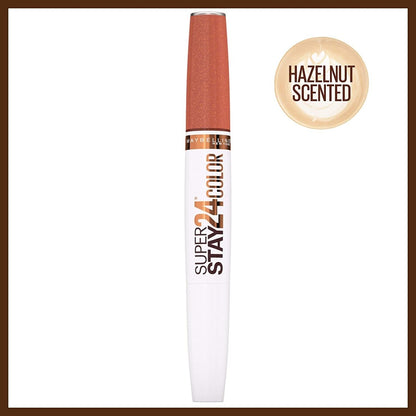 Maybelline SuperStay 24, 2 - Step Liquid Lipstick, Coffee Edition, 330 Hushed Hazelnut - A1 Great Deals - Maybelline New York - 041554586299
