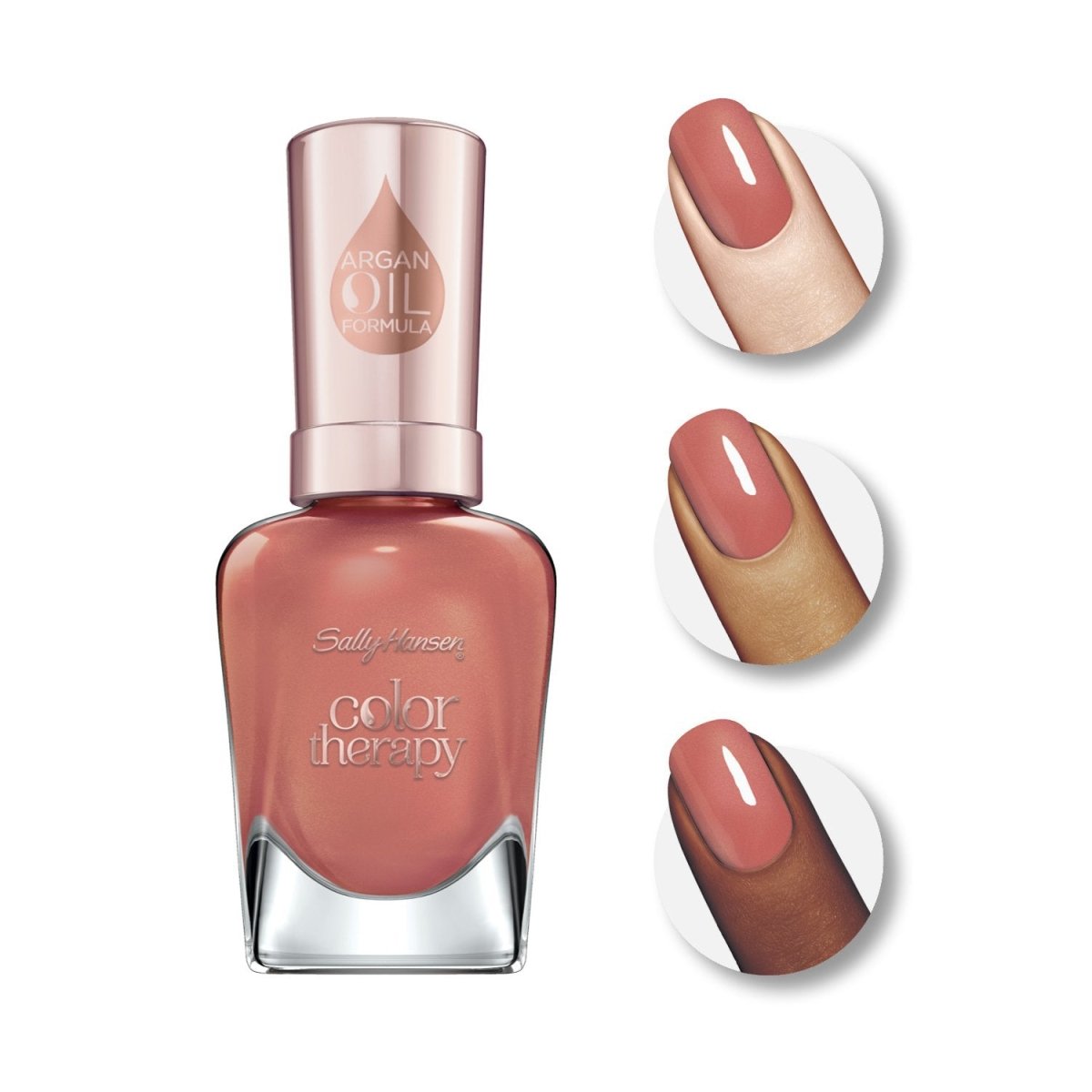 Sally Hansen Color Therapy Nail Polish, 300 Soak at Sunset, 0.5 fl oz - A1 Great Deals - Sally Hansen - 074170443691