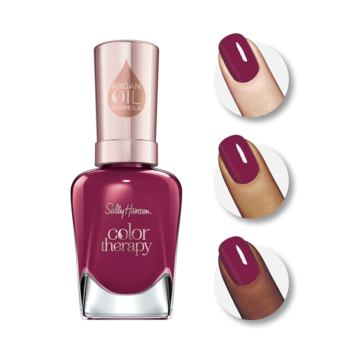 Sally Hansen Color Therapy Nail Polish, 380 Ohm My Magenta, 0.5 fl oz - A1 Great Deals - Sally Hansen - 074170443776