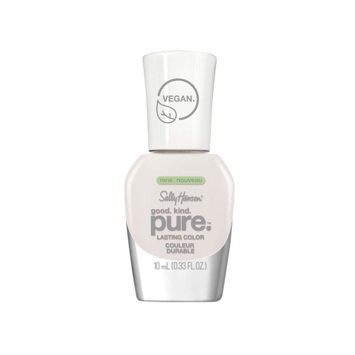 Sally Hansen Good. Kind. Pure Vegan Nail Color, 110 White Tea, 0.33 fl oz - A1 Great Deals - Sally Hansen - 074170457629
