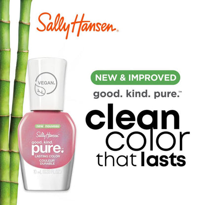 Sally Hansen Good. Kind. Pure Vegan Nail Color, 201 Pink Magnolia, 0.33 fl oz - A1 Great Deals - Sally Hansen - 074170472066