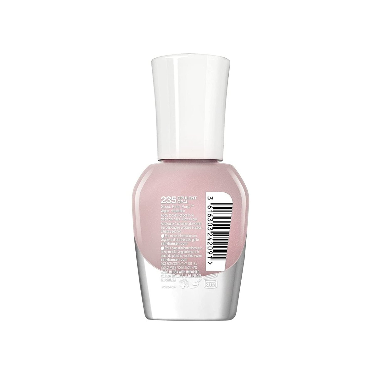 Sally Hansen Good. Kind. Pure Vegan Nail Color, 235 Opulent Opal, 0.33 fl oz - A1 Great Deals - Sally Hansen - 3616303242091